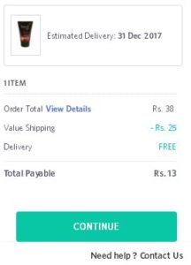 Myntra Ponds cream