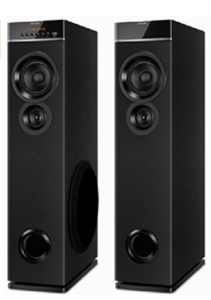 Philips SPT-6660 2.0 Channel Tower Speakers (Black)