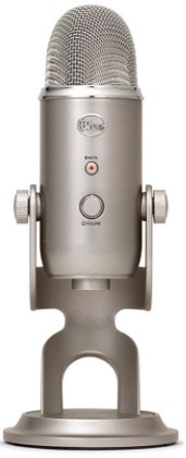 Blue Microphones Yeti 0.13-Watt USB Microphone, Platinum
