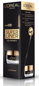 L'Oreal Paris Super Liner Gel Intenza 36H, Profound Black, 2.8g