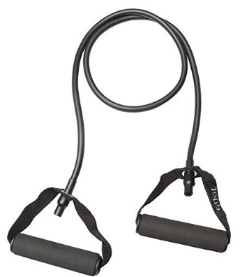 Fitkit FK97607 Toning Tube with Handle, Adult (Black)