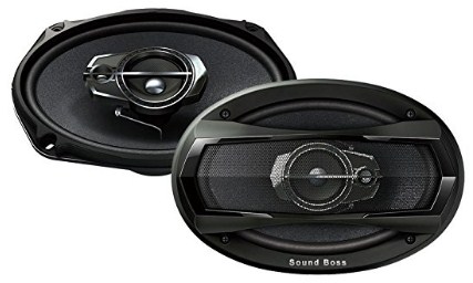Sound Boss Performance Auditor SB-6979 6x9 3-Way 480W Co-Axial Car Speakers
