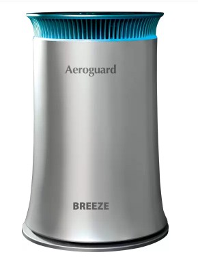 Aeroguard Breeze Portable Room Air Purifier  (Silver, Black)