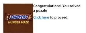 amazon-snickers-maze-solved-puzzle-sticker
