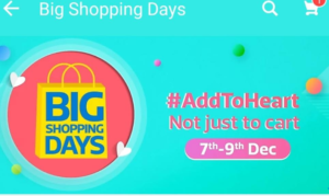 big shopping days 2017 flipkart app december best offers and deals at one place dealnloot