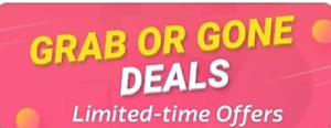 flipkart big shopping days 7th-9th dec grab or gone deals