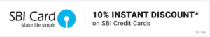 flipkart big shopping days get 10 instant discount via SBI Cards