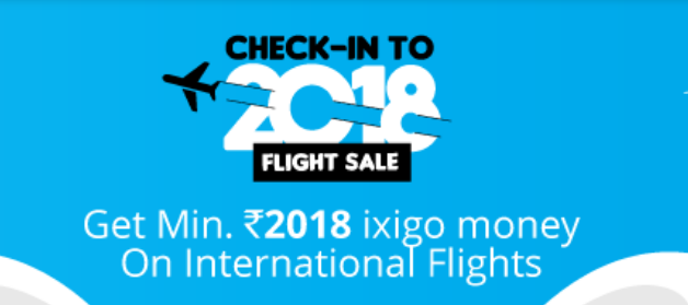 ixigo 2018 offer