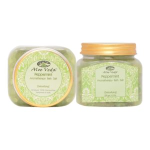 Amazon- Buy Aloe Veda Aromatherapy Bath Salt - Peppermint Detoxifying, 250g at Rs 159