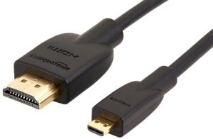 Amazon- Buy AmazonBasics 6 Foot Micro HDMI-A to HDMI-D Cable (Black) at Rs 249