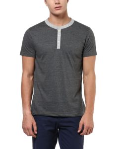 Amazon- Buy Aventura Outfitters Men's Henley Half Sleeves T-Shirt at Rs 199