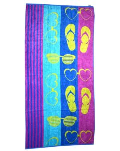Amazon- Buy Bombay Dyeing Marina Dyed 400 GSM Cotton Pool Towel 
