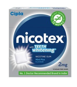 Amazon - Buy Cipla Nicotex Nicotine Teeth Whitening Gum