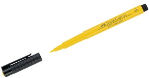 Amazon- Buy Faber Castell Pitt Artist Color Pen (Cadmium yellow)-Pack of 10 at Rs 277