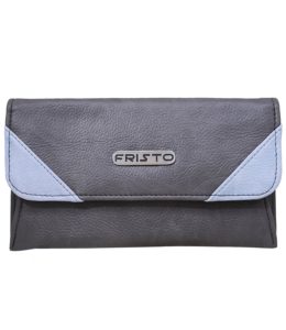 Amazon- Buy Fristo Women's Clutch(FRW-055)Grey and Skyblue at Rs 199