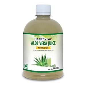 Amazon- Buy HealthViva Aloe Vera Juice, 500ml at Rs 120