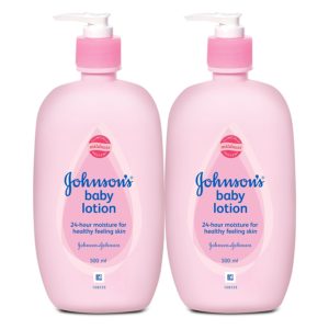 Amazon- Buy Johnson's Baby Lotion (Pack of 2, 500ml) at Rs 420