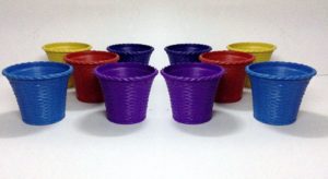 Amazon- Buy Malhotra 110021 Plastic Shining Pot Set (Multicolored, 10-Pieces) at Rs 42
