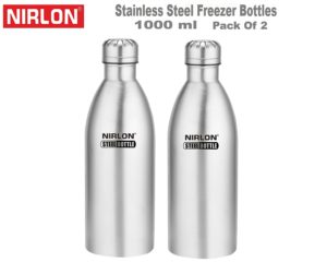 Amazon- Buy Nirlon Stainless Steel Water Bottle Set