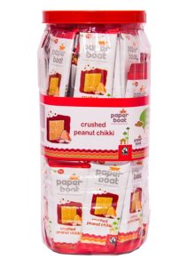 Amazon - Buy Paperboat Crushed Peanut Chikki Jar, 800g at Rs 187