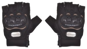 Amazon- Buy Romic Motorcycle Half Gloves (Black, Large) at Rs 132