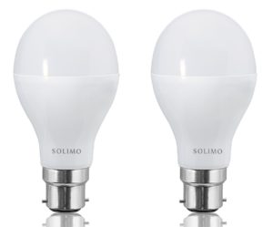 Amazon- Buy Solimo Base B22 17-Watt LED Bulb (Pack of 2, Cool Day Light) at Rs 399