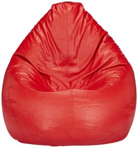 Amazon- Buy Solimo XXXL Bean Bag Cover Without Beans (Red) at Rs 549