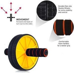 Amazon- Buy Strauss Double Exercise Wheel at Rs 229