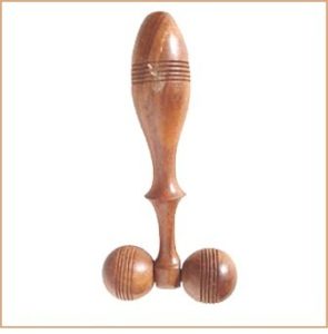 Amazon Pindia Relaxing Handy Wooden Acupunture Massage Roller