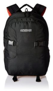 American Tourister Polyester 21 Ltrs Black Laptop Backpack 