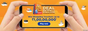 Big Bazaar Sabse Saste 5 Din Offer Play Deal Skyfall Game get Coupons up to Rs 100 Other Offers