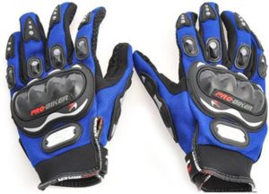 Buy Probiker Full Figer Riding Gloves (XL, Blue) for Rs.369 only