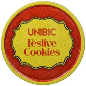 Buy Unibic Festive Cookies, Tin, 250g for Rs.99 only