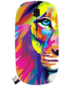 Casotec Ultra Slim Wireless Optical Mouse with 3D Print at rs.249