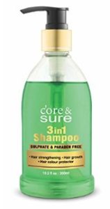 Core & Sure 3 in 1 Shampoo for Hair Strengthening Hair Growth Hair Protection 300 M
