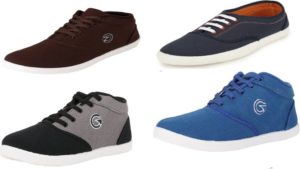 Flipkart Steal Globalite Casual Shoe Combo -010 Sneakers (Pack of 4) Rs 299