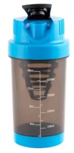 HAANS Mini Gym 500 ml Shaker (Pack of 1, Blue)