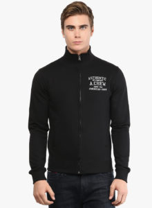 Jabong- Buy American Crew Black Solid Casual Jacket 