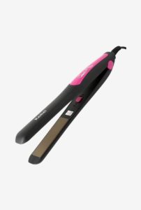 Kemei KM-328 Hair Straightener (Black, Pink