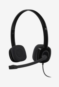 Logitech H151 Over-Ear Headphone Black