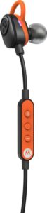 Motorola Verve Loop Wireless bluetooth Headset with Mic (Black and Orange, In the Ear)