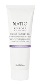 Natio Restore Delicate Foam Cleanser, 100ml 