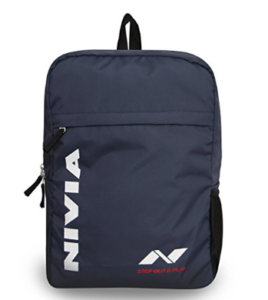 Nivia Pebble 02 Backpack (Navy Blue) at rs.312
