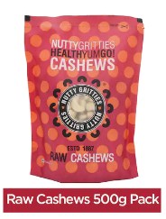 Nutty Gritties Regular Cashews W320 500Gms 1Pc