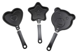 Buy Okay Mini Fry Pan Set, 3-Pieces, Black for Rs.173 only