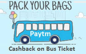 Paytm SHORTBUS Offer - Get Flat Rs. 75 Cashback on Bus Tickets Booking worth Rs 300 or more