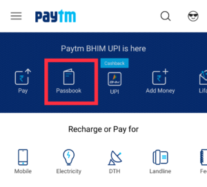 Paytm – Transfer Money to Bank account for Free (Step 1)