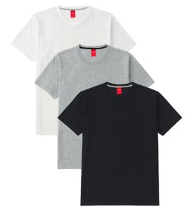 Scott Men's Basic Cotton Round Neck Half Sleeve Solid T-shirts - Pack of 3
