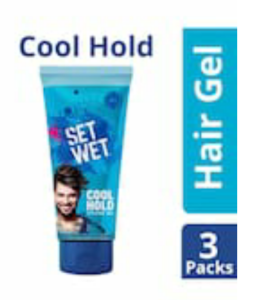 Set Wet Hair Gel Cool Hold 100 ml ( pack of 3)