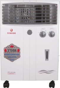 Singer Liberty Mini Personal Air Cooler (White, 20 Litres)